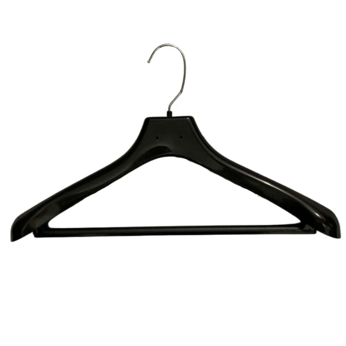 Kit de 40 ganchos plásticos para traje con barra.