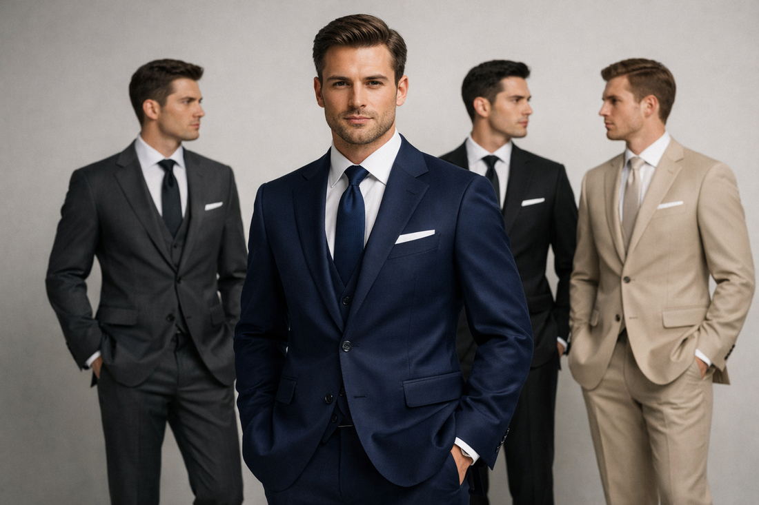 ¿Qué color de traje es el más elegante?