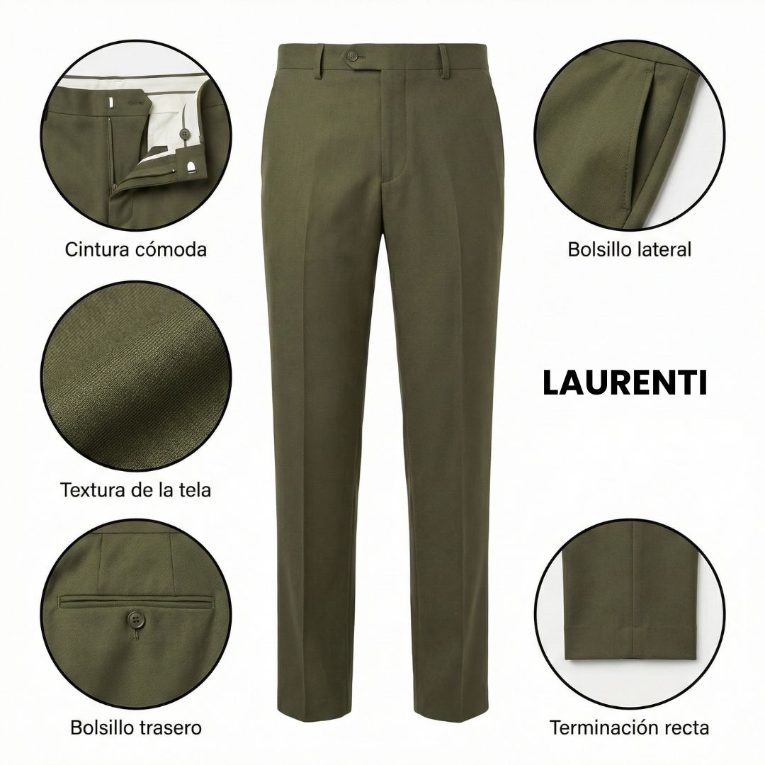 Traje Formal Verde Olivo