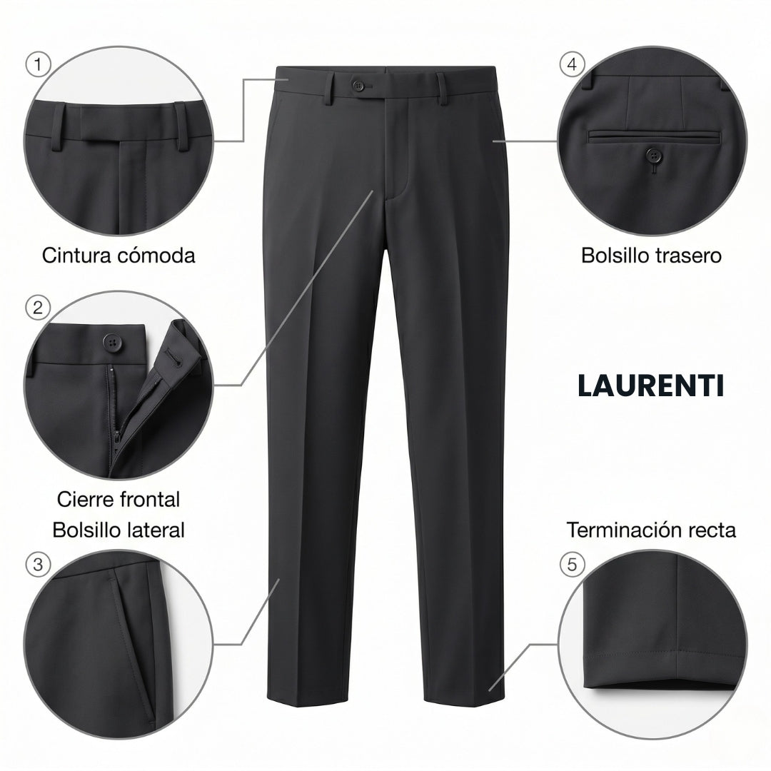 Traje Formal Slim Fit Gris Oxford – 3 Piezas