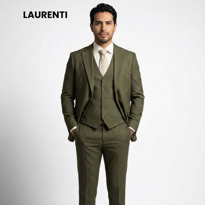 Traje Formal Verde Olivo