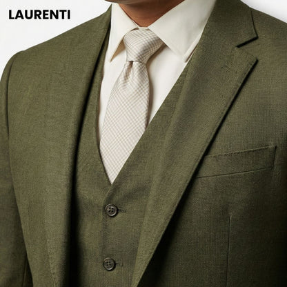 Traje Formal Verde Olivo