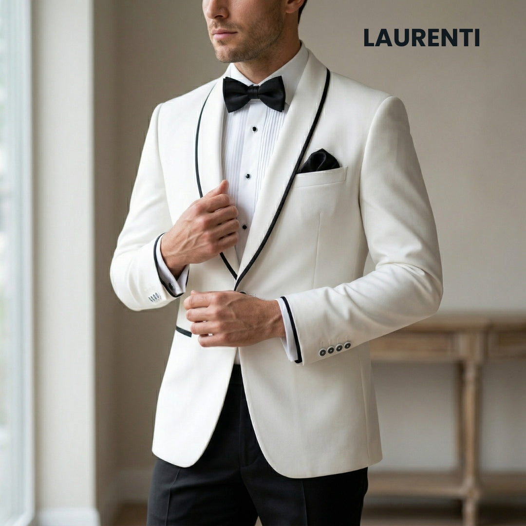 Esmoquin Etiqueta Blanco