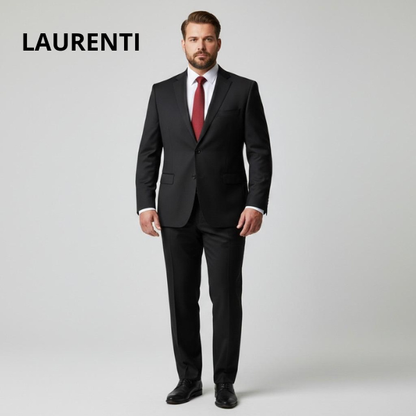 Traje Talla Extra Negro Liso