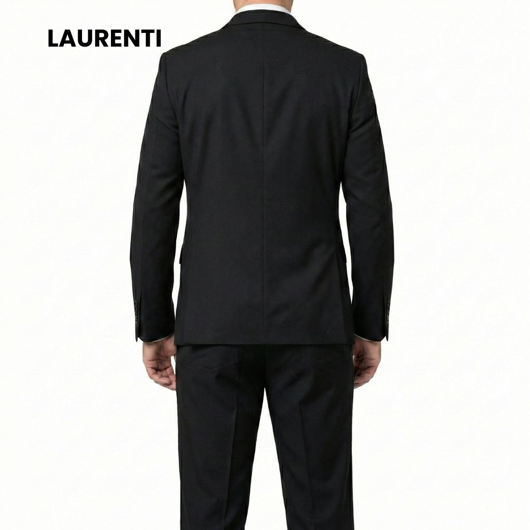 Traje Formal Slim Fit Negro – 3 Piezas