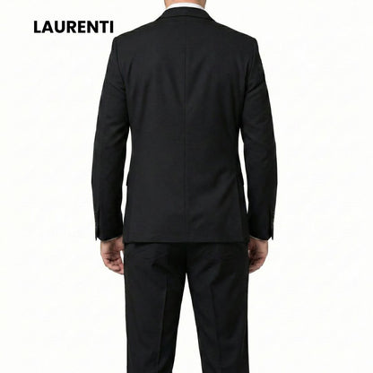 Traje Formal Slim Fit Negro – 3 Piezas