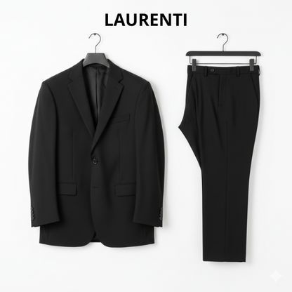 Traje Talla Extra Negro Liso