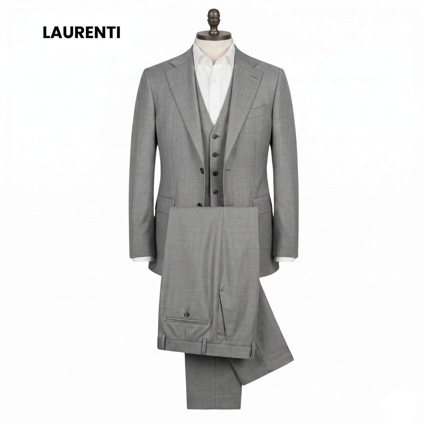 Traje Formal Slim Fit Perla – 3 Piezas
