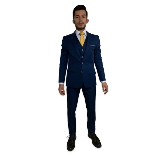 Traje SLIM marca LOVI MEN. Outfit de dos botones en varios colores doble abertura trasera