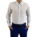 Camisa formal. Ideal para Traje formal o Esmoquin. Camisa de Alta calidad para hombre color blanco.