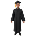 Toga y Birrete de graduación adulto. Conjunto de toga unisex con borla de colores. Vestimenta para Preparatoria Universidad Licenciatura. (DORADO)